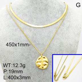 SS Necklace  3N2002113bhil-908