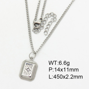SS Necklace  3N4002003vbnb-908
