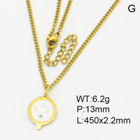 SS Necklace  3N4002004vbnl-908