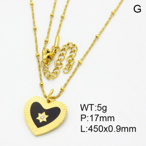 SS Necklace  3N4002008bvpl-908