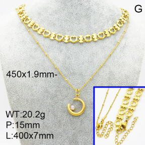 SS Necklace  3N4002010vihb-908