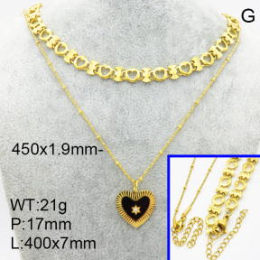 SS Necklace  3N4002012aivb-908