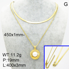 SS Necklace  3N4002018vhml-908