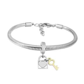 SS Bracelet  size:17+4cm  can change other style of bracelet  6B2002951bbmo-691