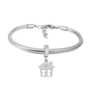 SS Bracelet  size:17+4cm  can change other style of bracelet  6B2002953bblo-691