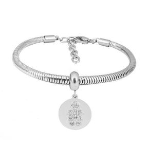 SS Bracelet  size:17+4cm  can change other style of bracelet  6B2002957bbml-691