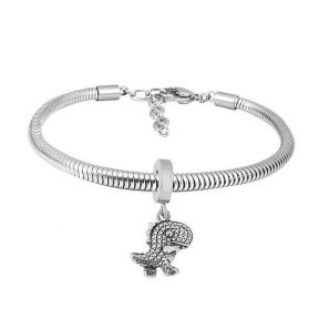 SS Bracelet  size:17+4cm  can change other style of bracelet  6B2003003bbno-691
