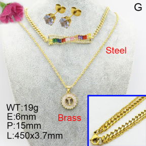 Fashion Brass Sets  F3S007069ahpv-J48