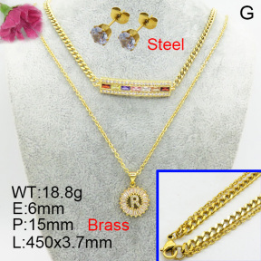 Fashion Brass Sets  F3S007071ahpv-J48