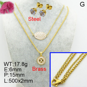 Fashion Brass Sets  F3S007074vhnv-J48