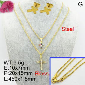 Fashion Brass Sets  F3S007075ahlv-J48