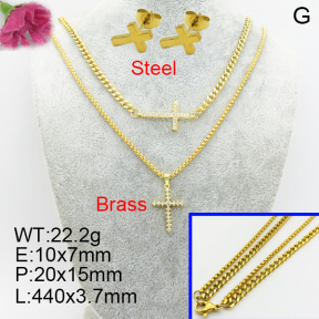 Fashion Brass Sets  F3S007077vhmv-J48