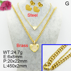 Fashion Brass Sets  F3S007079ahpv-J48