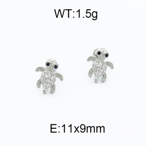 SS Earrings  5E4000161bhva-256