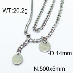 SS Necklace  6N2003025vhha-201
