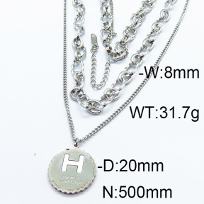 SS Necklace  6N2003026vhha-201