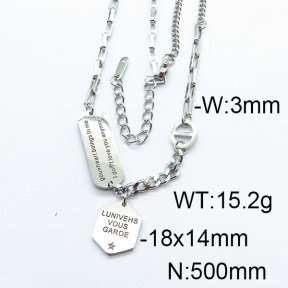 SS Necklace  6N2003030vhha-201