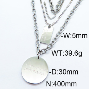 SS Necklace  6N2003035vhha-201