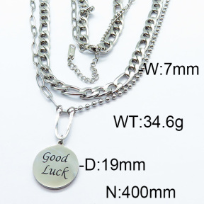 SS Necklace  6N2003036vhha-201