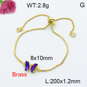 Fashion Brass Bracelet  F3B404032avja-G030