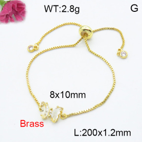 Fashion Brass Bracelet  F3B404038avja-G030