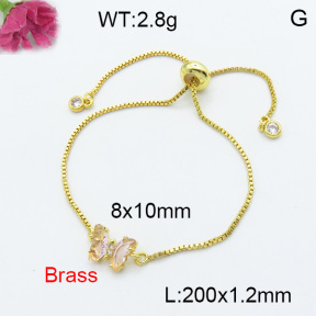 Fashion Brass Bracelet  F3B404039avja-G030