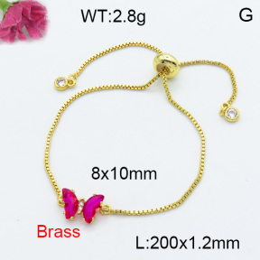 Fashion Brass Bracelet  F3B404042avja-G030