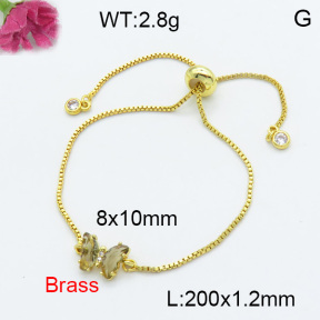 Fashion Brass Bracelet  F3B404050avja-G030