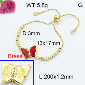 Fashion Brass Bracelet  F3B404051baka-G030
