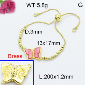 Fashion Brass Bracelet  F3B404056baka-G030