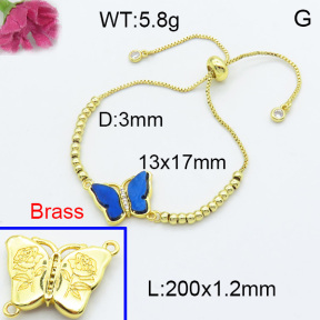 Fashion Brass Bracelet  F3B404061baka-G030