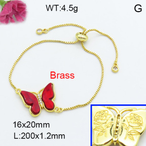 Fashion Brass Bracelet  F3B404064baka-G030