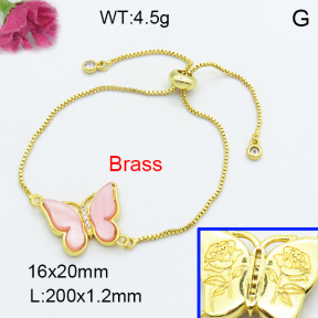 Fashion Brass Bracelet  F3B404065baka-G030