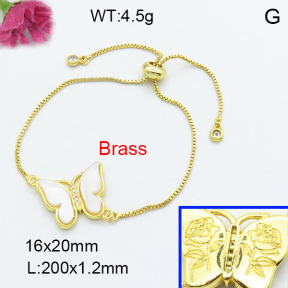 Fashion Brass Bracelet  F3B404066baka-G030