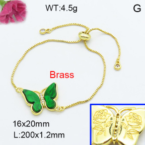 Fashion Brass Bracelet  F3B404067baka-G030