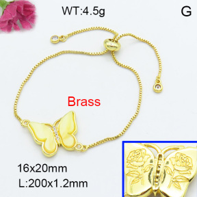 Fashion Brass Bracelet  F3B404068baka-G030