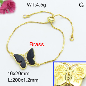 Fashion Brass Bracelet  F3B404071baka-G030