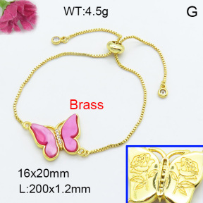 Fashion Brass Bracelet  F3B404072baka-G030