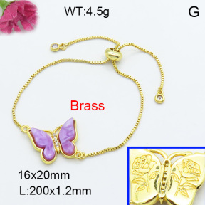 Fashion Brass Bracelet  F3B404074baka-G030