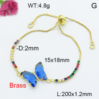 Fashion Brass Bracelet  F3B404083avja-G030