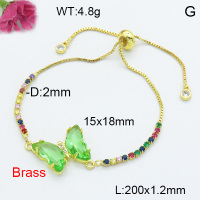Fashion Brass Bracelet  F3B404090avja-G030