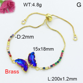 Fashion Brass Bracelet  F3B404097avja-G030