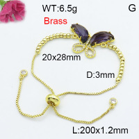 Fashion Brass Bracelet  F3B404116baka-G030