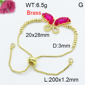 Fashion Brass Bracelet  F3B404117baka-G030