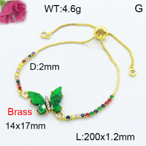 Fashion Brass Bracelet  F3B404124vail-G030