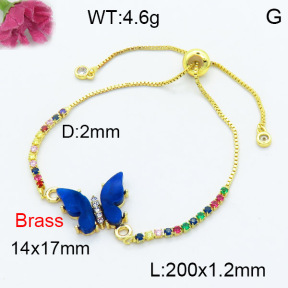 Fashion Brass Bracelet  F3B404126vail-G030