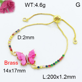 Fashion Brass Bracelet  F3B404127vail-G030
