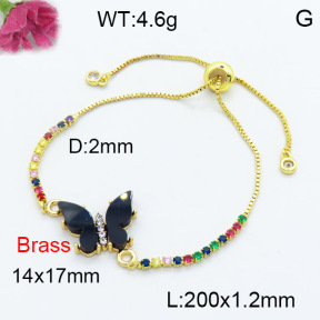 Fashion Brass Bracelet  F3B404128vail-G030