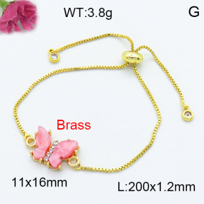 Jusnova Fashion Brass Bracelet  F3B404135vail-G030
