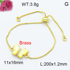 Fashion Brass Bracelet  F3B404138vail-G030